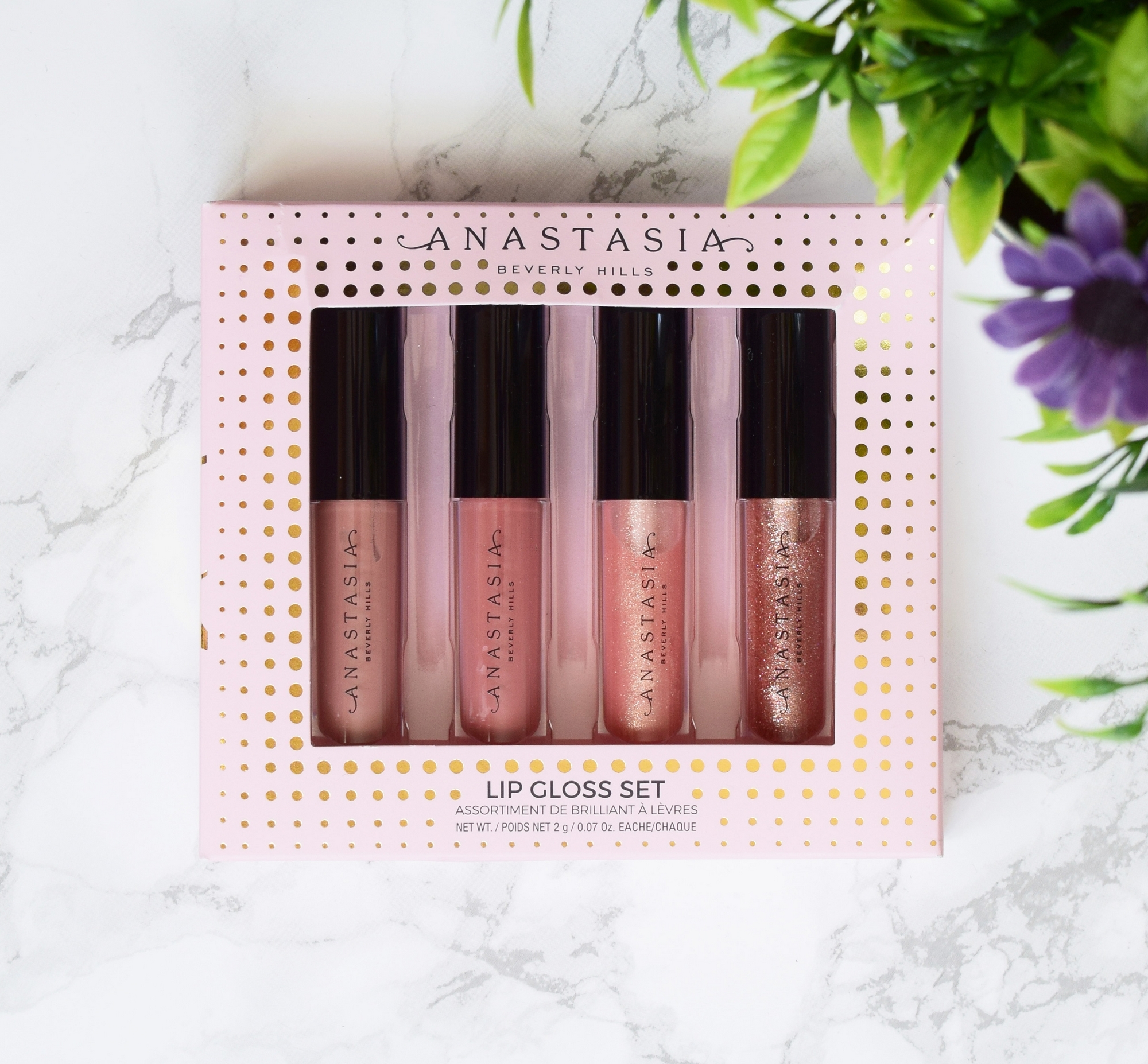 Spring Mini Lip Gloss Set Anastasia Beverly Hills Purple Dream